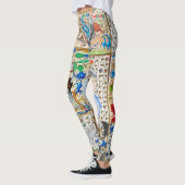 LEGGINGS BESTIAIRE MÉDIÉVAL JOUER DES INSTRUMENTS MUSICAUX (Gauche)