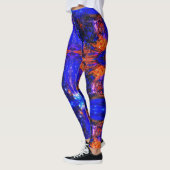 Leggings Bête bleue Courir le feu (Gauche)