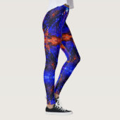Leggings Bête bleue Courir le feu (Droite)