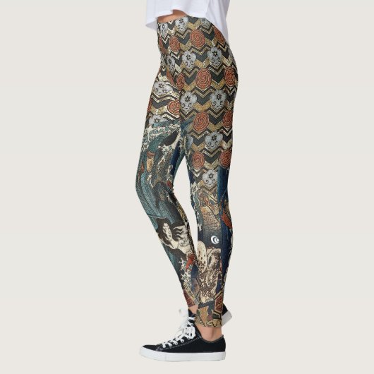 Leggings Bêtes de mer de meurtre de geisha (Gauche)