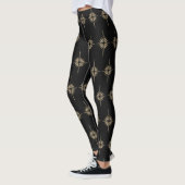 Leggings BETHLEHEM STAR Noël Nativité Motif Noir (Gauche)