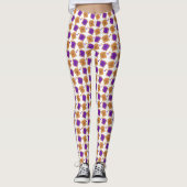 Leggings Beurre d'arachide mignonne et gelée (Devant)