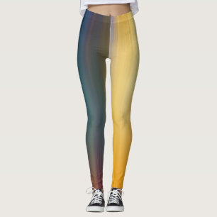 Leggings Bi-color numérique Abstraite