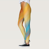 Leggings Bi-color numérique Abstraite (Gauche)