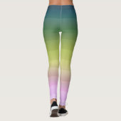 Leggings Bi vert pâle pâle vert pâle gris foncé (Dos)