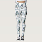 Leggings Bichon Frise Christmas (Devant)
