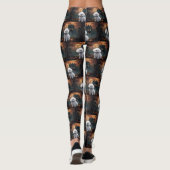 Leggings Bichon Frise Halloween effroi (Dos)