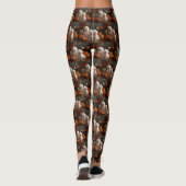 Leggings Bichon Frise Puppy Automne Citrouille délice (Dos)