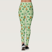 Leggings Bière et Motif Shamrock St Patrick's Day (Dos)