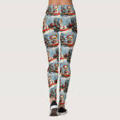 Leggings Biewer Terrier Chien dans la boue Laisser il neige (Dos)