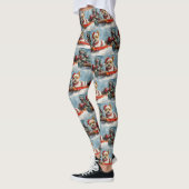 Leggings Biewer Terrier Chien dans la boue Laisser il neige (Gauche)