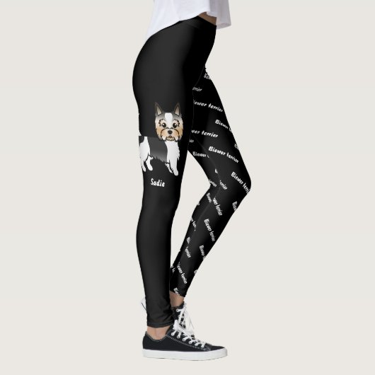 Leggings Biewer Terrier Dessin Chien et Chien Nom et race (Droite)