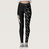 Leggings Biewer Terrier Dessin Chien et Chien Nom et race (Devant)