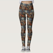 Leggings Biewer Terrier Halloween Éffrayant (Devant)
