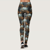 Leggings Biewer Terrier Halloween Night Doggy Délice (Dos)