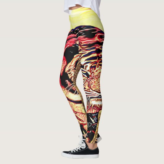 Leggings Big Cat Models : Boss Bengal Tiger 01-02 (Gauche)