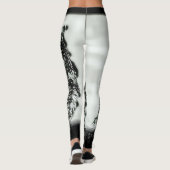 Leggings Big Cat Models : Léopard des neiges & petit agrand (Dos)