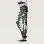 Leggings Big Cat Models : Léopard des neiges & petit agrand (Gauche)
