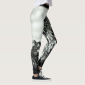 Leggings Big Cat Models : Léopard des neiges & petit agrand (Droite)