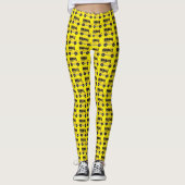 Leggings Big Yellow School Bus Conducteur Pédale Enseignant (Devant)