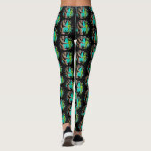 Leggings Bigfoot rencontre un Alien (Dos)