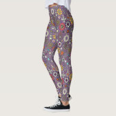 Leggings bijoux boho trésors lilas (Gauche)