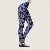 LEGGINGS BIKINI ROSE (NOIR//LAVENDER) (Droite)
