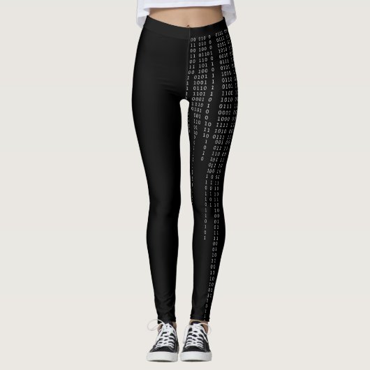 Leggings Binaire de cascade (Devant)