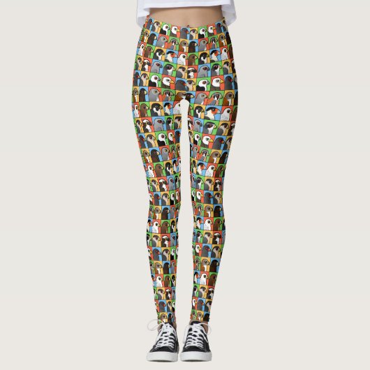Leggings Birdorable Raptors (Devant)