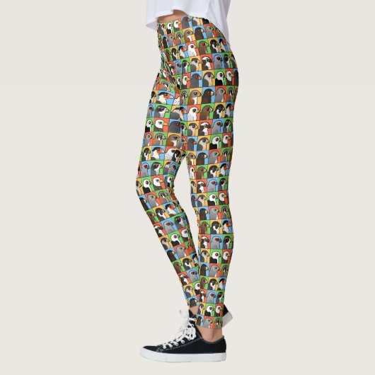 Leggings Birdorable Raptors (Gauche)