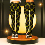 Leggings Black and Gold Motif moderne mode tendance Sport<br><div class="desc">Élevez votre garde-robe d'entraînement avec mes leggings à motifs noir et or, conçus pour allier style tendance et confort inégalable. Ces leggings sportifs modernes et chics sont dotés d'une chaîne d'or géométrique, d'une motif aux accents de parties scintillant pétillante et d'élégantes formes abstraites, parfaits pour la salle de sport, le...</div>