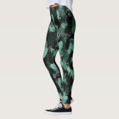 Leggings Black and teal (Gauche)
