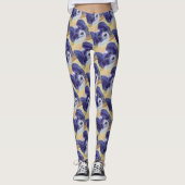 LEGGINGS BLACK AND WHITE PAPILLON (Devant)