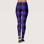 Leggings Black Blue Check<br><div class="desc">Leggings contrôlés en bleu noir</div>