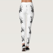 Leggings Black Cat Biker Babe Thunder_Cove (Dos)
