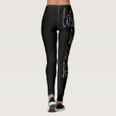 Leggings Black Colorguard avec devis (Dos)