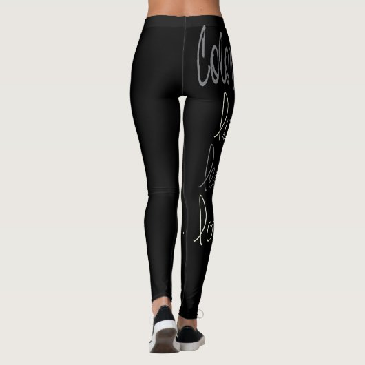 Leggings Black Colorguard avec devis (Dos)