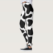 Leggings black cow (Gauche)