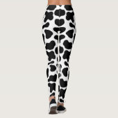 Leggings black cow angel (Dos)