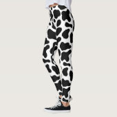 Leggings black cow riddle (Gauche)