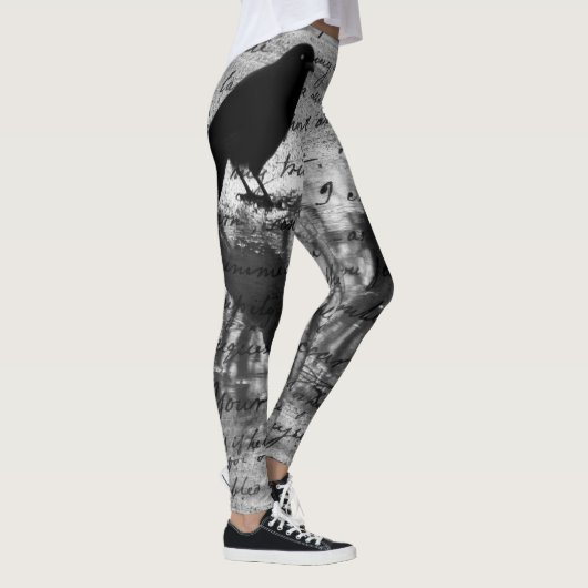 Leggings Black Crow Art (Droite)