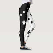 Leggings Black Et White Star (Droite)