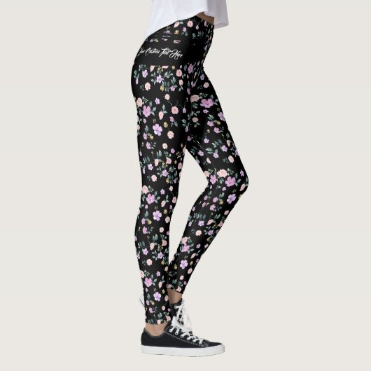 Leggings Black Flower Lady (Droite)