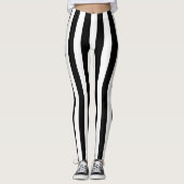 Leggings black funky linear love (Devant)
