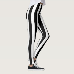 Leggings black funky linear love