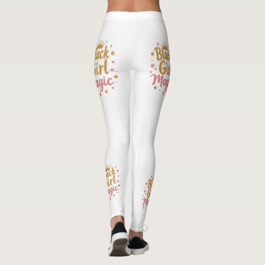 Leggings black girl magie noir mois (Dos)
