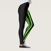 Leggings Black & Lime Jester (Droite)