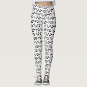 Leggings Black Music Note (Devant)