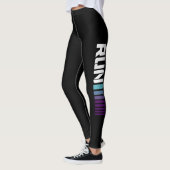 Leggings Black Ombré Run Active Sports (Gauche)