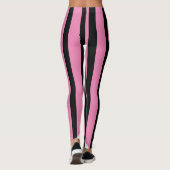 Leggings Black Pink Stripes Comfy Nom Sportsweout Entraînem (Dos)
